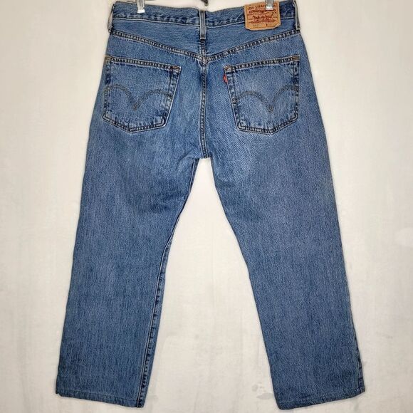 Vintage Y2K Levi's 501 Jeans Size 34 - Picture 6 of 11